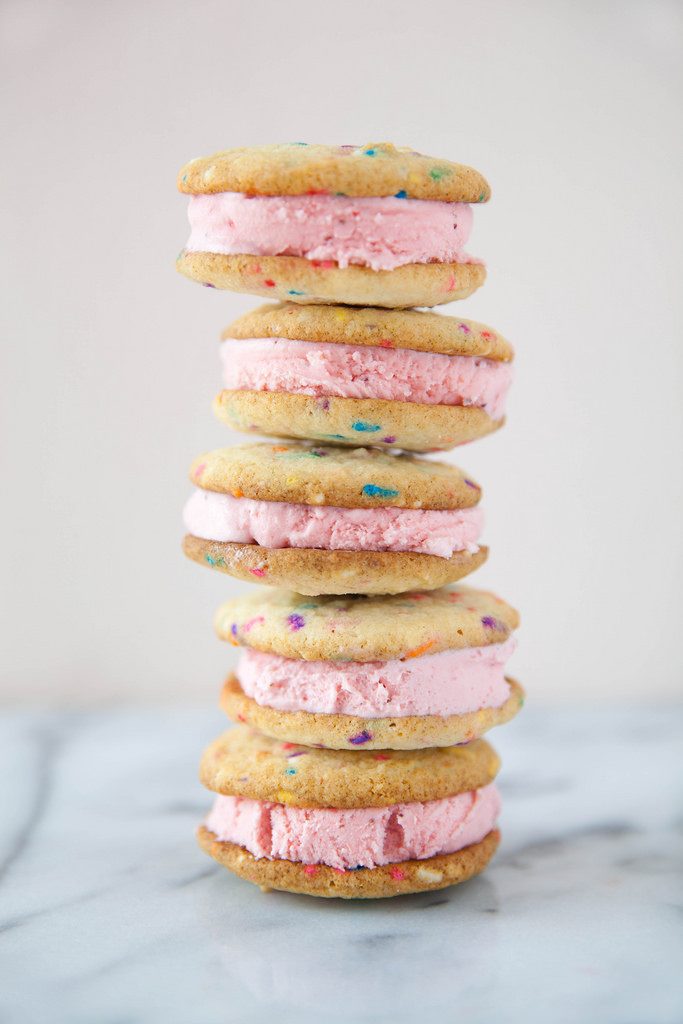 Strawberry Ice Cream Sandwich