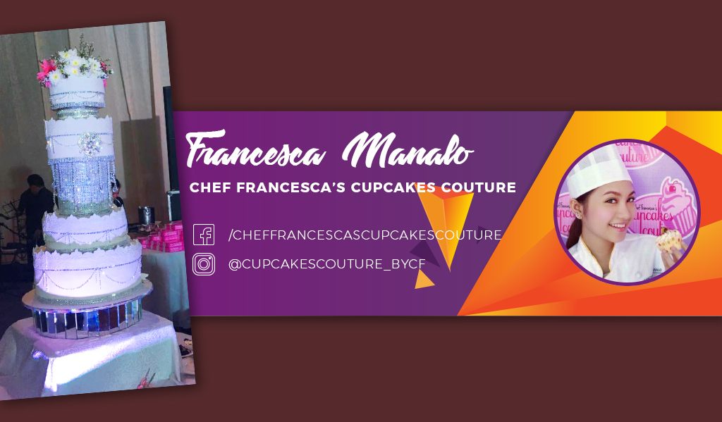 Francesca Manalo on Custom Cubic Zirconia Wedding Cake