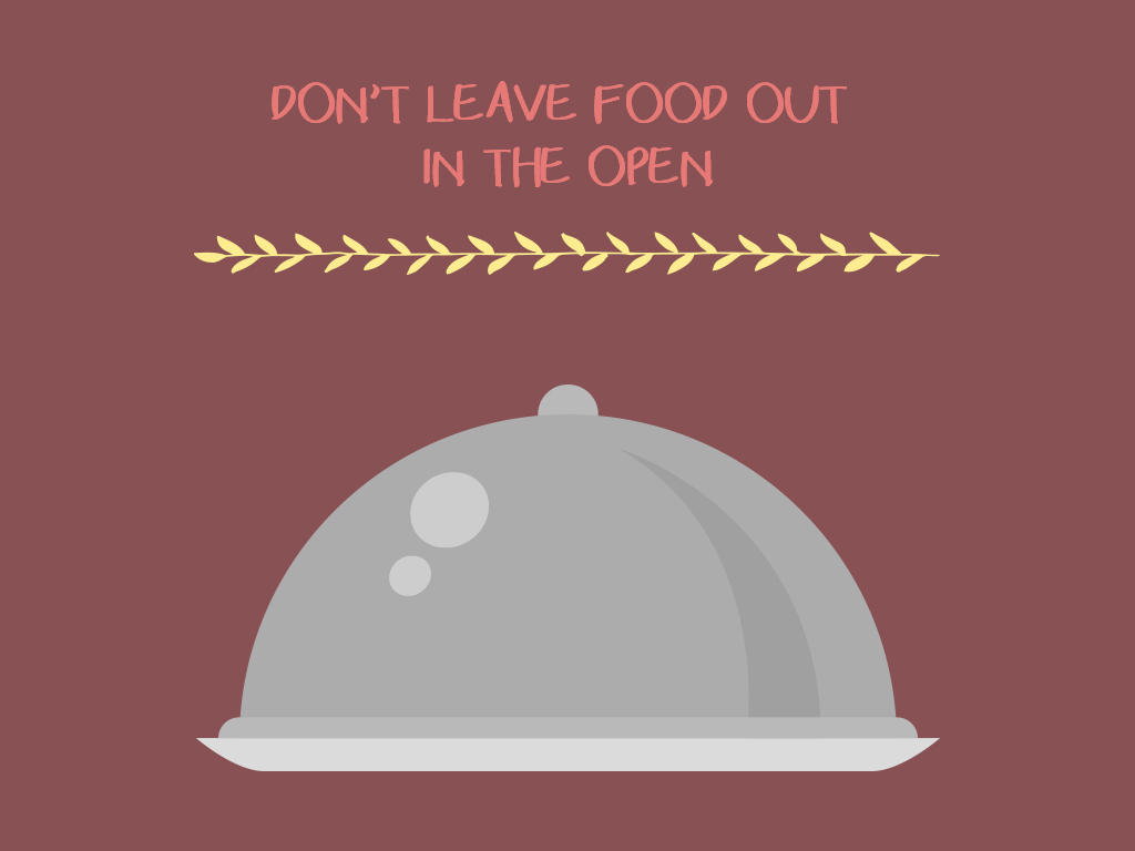 Don’t Leave Food Out In The Open