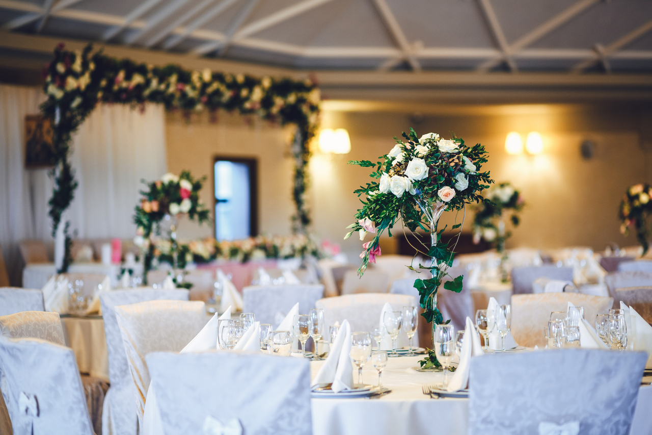 Table setting for a wedding manila